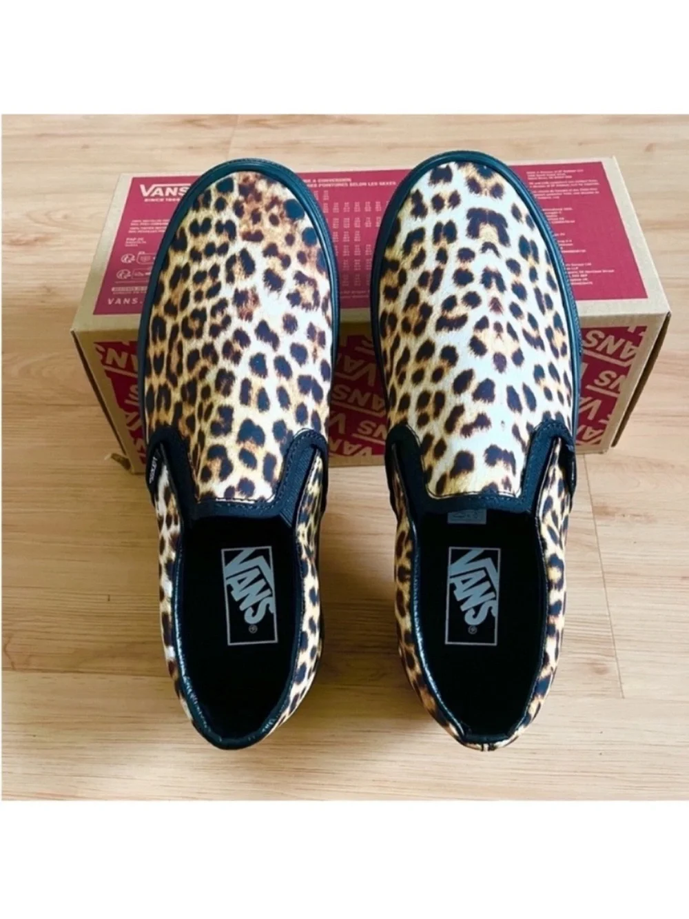 VANS Classic Slip-on Shoes (90sGrunge Black) Women 8.OUS Mens 6.5 US